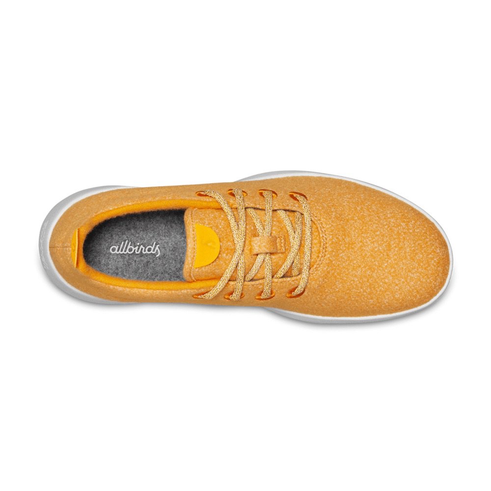 Allbirds Men\'s Sneakers Yellow - Wool Runners - 86374CMSQ